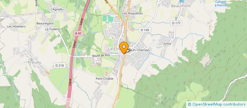 localisation de l'entreprise MONSIEUR SERGE ROGUET  BEAUMONT