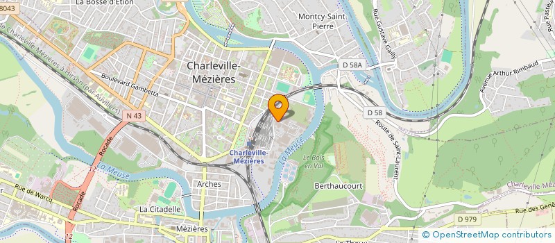 localisation de l'entreprise MONSIEUR SERGE ROMANO à CHARLEVILLE-MEZIERES