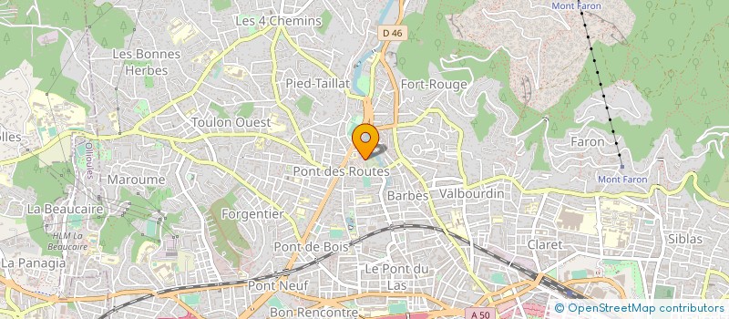 localisation de l'entreprise MONSIEUR SERGE ROMERO à TOULON