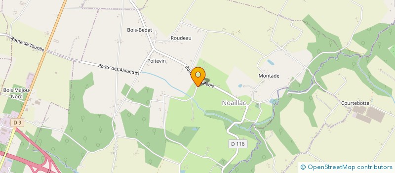 localisation de l'entreprise MONSIEUR SERGE RONDEAUX  NOAILLAC