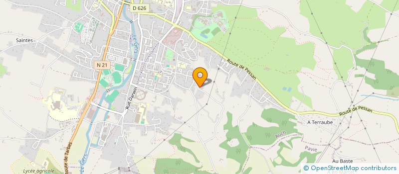 localisation de l'entreprise MONSIEUR SERGE ROQUES  AUCH