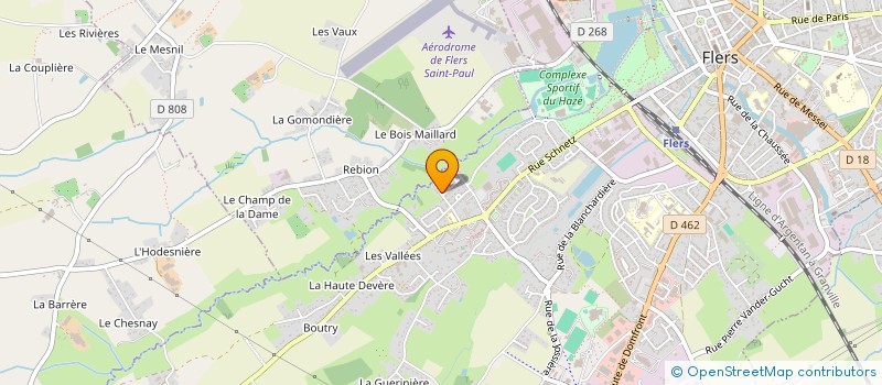 localisation de l'entreprise MONSIEUR SERGE ROQUET à FLERS