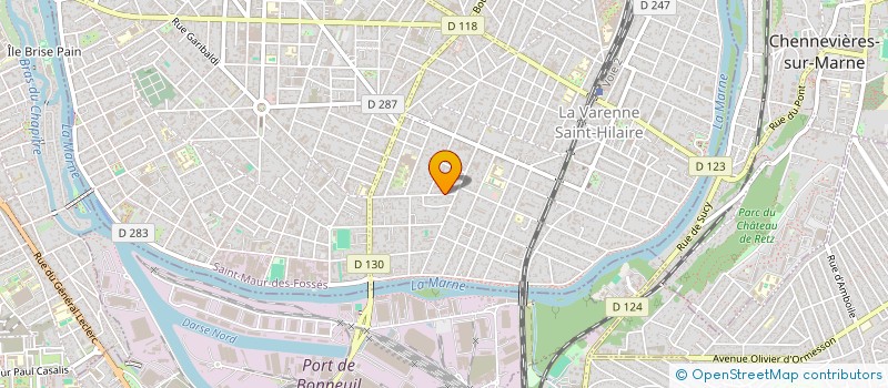 localisation de l'entreprise MONSIEUR SERGE ROSENSTRAUCH  SAINT-MAUR-DES-FOSSES