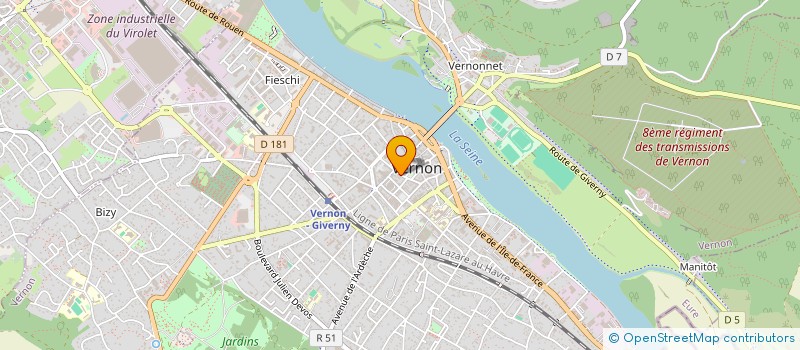 localisation de l'entreprise MONSIEUR SERGE ROSETTE à VERNON