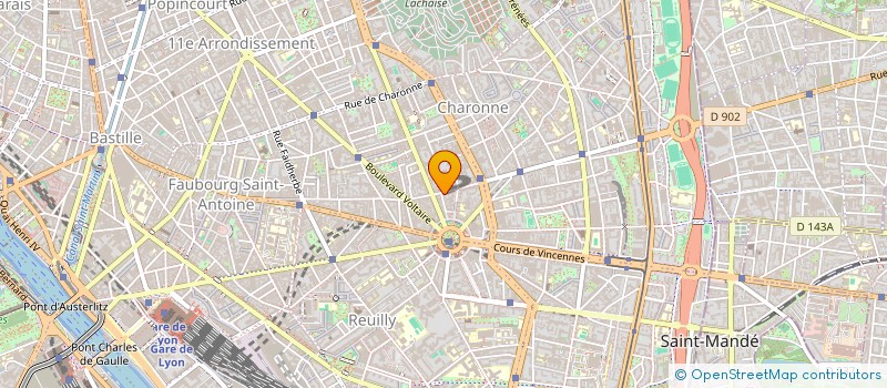 localisation de l'entreprise MONSIEUR SERGE ROSTAND NGOUABE NJOUKAM  PARIS