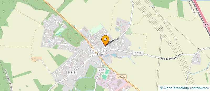 localisation de l'entreprise MONSIEUR SERGE ROUDSOVSKY  LE CHATELET-EN-BRIE