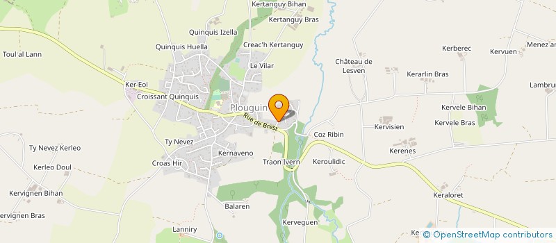 localisation de l'entreprise MONSIEUR SERGE ROUE  PLOUGUIN