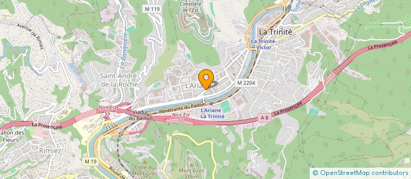 localisation de l'entreprise MONSIEUR SERGE ROUGIER à NICE