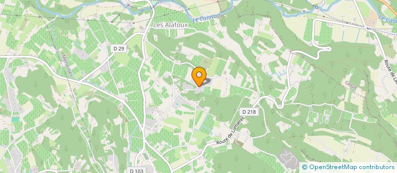 localisation de l'entreprise MONSIEUR SERGE ROUGON  MENERBES