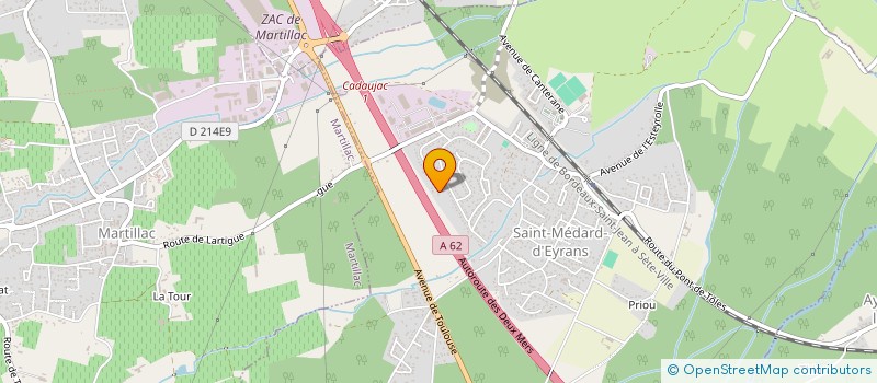 localisation de l'entreprise MONSIEUR SERGE ROULIERE  SAINT-MEDARD-D'EYRANS