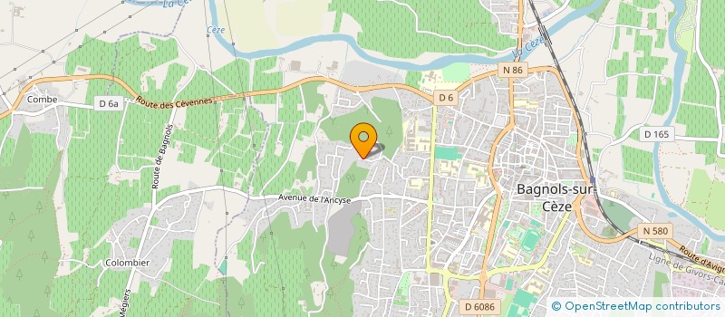 localisation de l'entreprise MONSIEUR SERGE ROUQUAIROL  BAGNOLS-SUR-CEZE