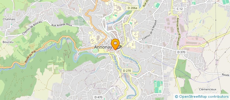 localisation de l'entreprise MONSIEUR SERGE ROUSSE à ANNONAY