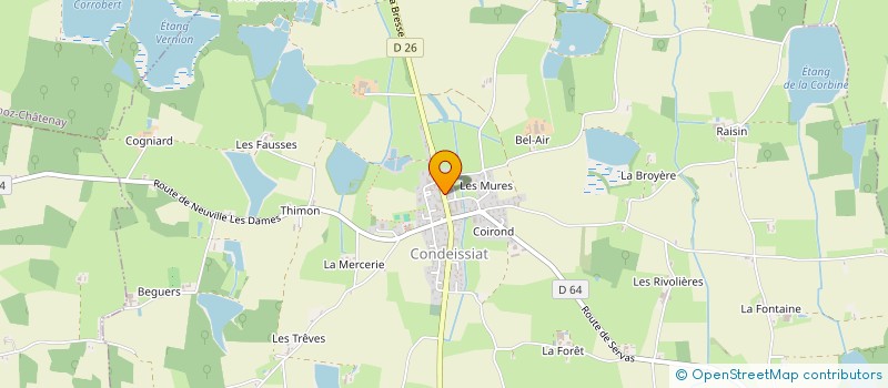 localisation de l'entreprise MONSIEUR SERGE ROUSSET  SANDRANS