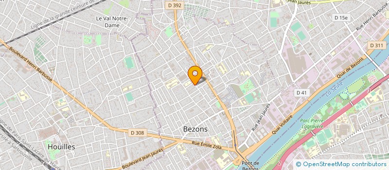 localisation de l'entreprise MONSIEUR SERGE ROUSSETTE à BEZONS