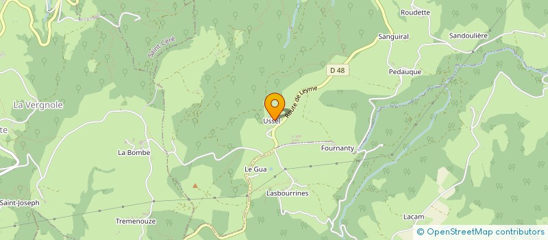 localisation de l'entreprise MONSIEUR SERGE ROUSSILHES  SAINT-VINCENT-DU-PENDIT