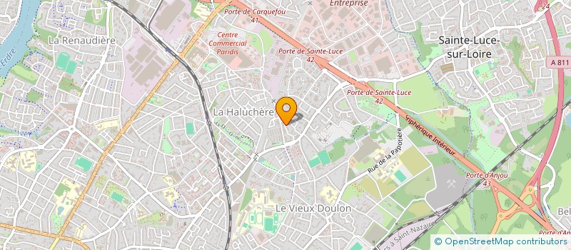 localisation de l'entreprise MONSIEUR SERGE ROUX à NANTES