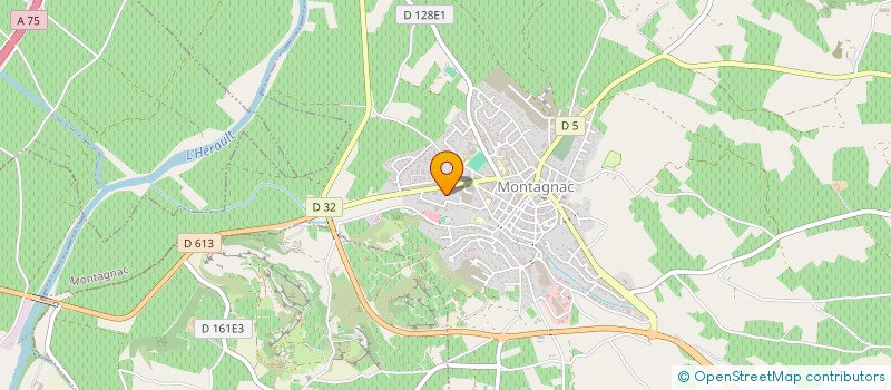 localisation de l'entreprise MONSIEUR SERGE ROVIRA  MONTAGNAC