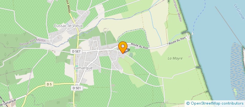 localisation de l'entreprise MONSIEUR SERGE SAINT-MARTIN à LAMARQUE