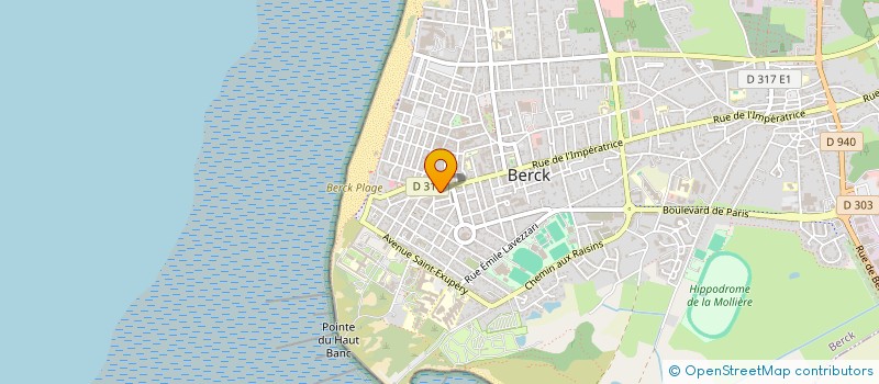 localisation de l'entreprise MONSIEUR SERGE SAINT MAXIN  BERCK