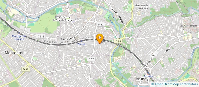 localisation de l'entreprise MONSIEUR SERGE SAINT-MICHEL  YERRES