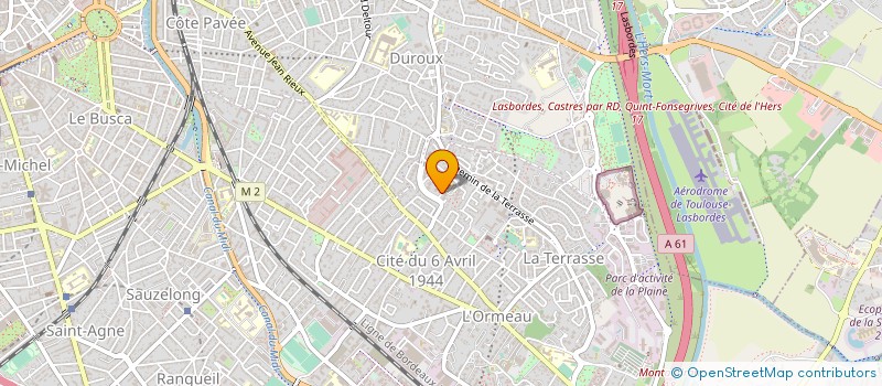 localisation de l'entreprise MONSIEUR SERGE SAKOUN à TOULOUSE