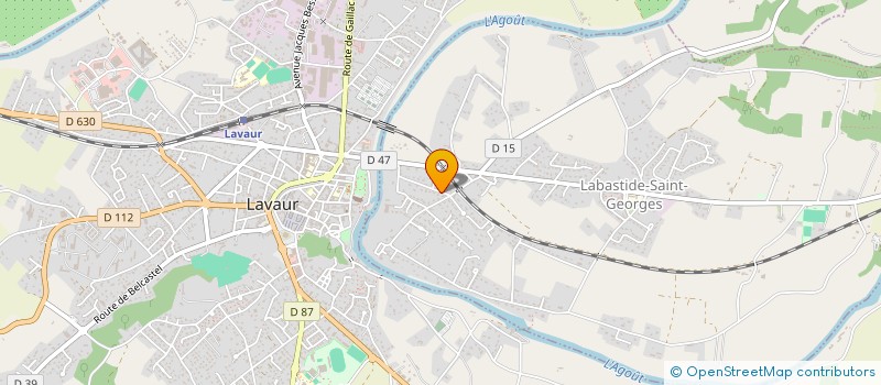 localisation de l'entreprise MONSIEUR SERGE SALVAN  LABASTIDE-SAINT-GEORGES