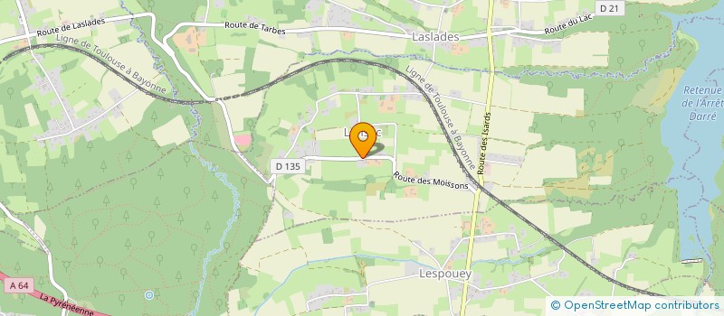 localisation de l'entreprise MONSIEUR SERGE SAMARAN  LANSAC