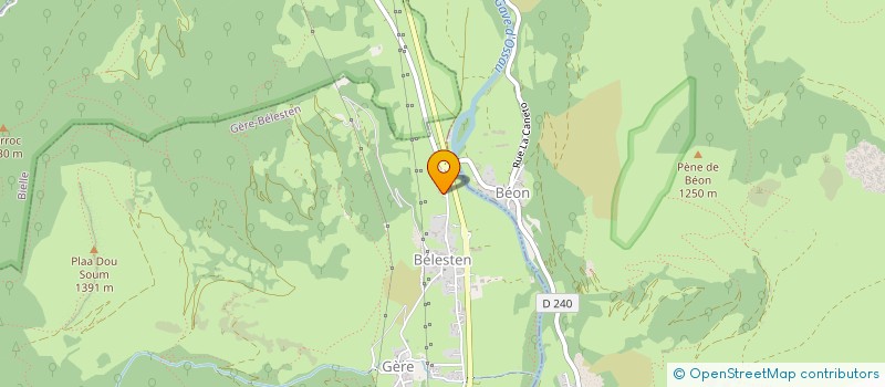 localisation de l'entreprise MONSIEUR SERGE SANCHETTE LAYRIS  GERE-BELESTEN