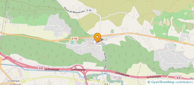 localisation de l'entreprise MONSIEUR SERGE SANTINI à CHATEAUNEUF-LE-ROUGE