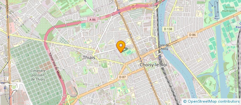 localisation de l'entreprise MONSIEUR SERGE SARAN MAXIMIN ASHERHY  CHOISY-LE-ROI