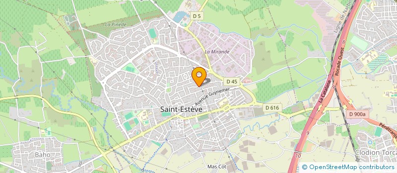 localisation de l'entreprise MONSIEUR SERGE SARRABIA  SAINT-ESTEVE