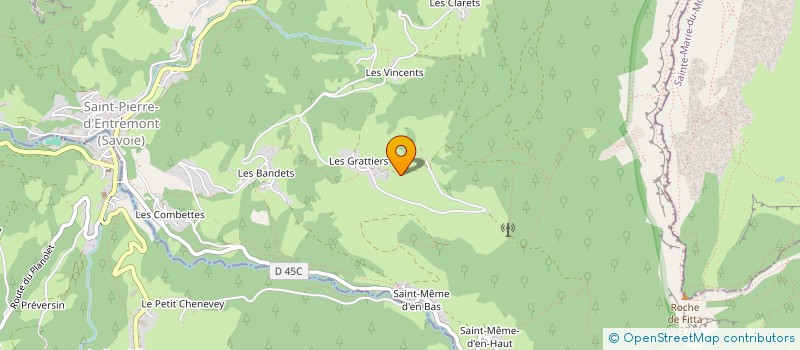 localisation de l'entreprise MONSIEUR SERGE SAULE  SAINT PIERRE D'ENTREMONT