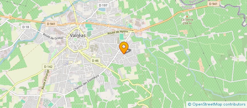 localisation de l'entreprise MONSIEUR SERGE SAURET à VALREAS