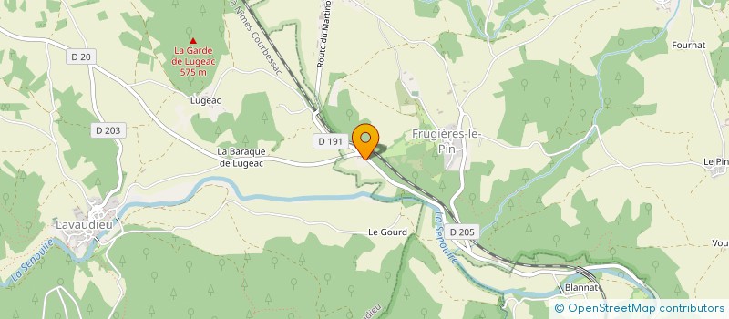 localisation de l'entreprise MONSIEUR SERGE SAURET  MAZERAT-AUROUZE