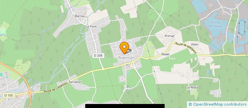 localisation de l'entreprise MONSIEUR SERGE SAUX  LISTRAC-MEDOC