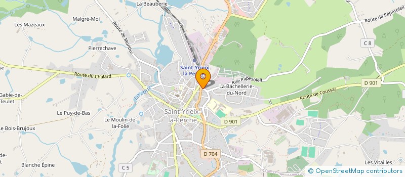 localisation de l'entreprise MONSIEUR SERGE SAUZE à SAINT-YRIEIX-LA-PERCHE
