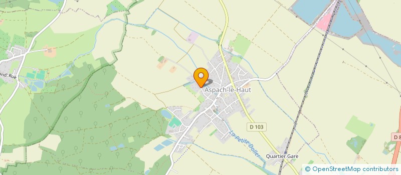 localisation de l'entreprise MONSIEUR SERGE SCHEHR  ASPACH-LE-BAS