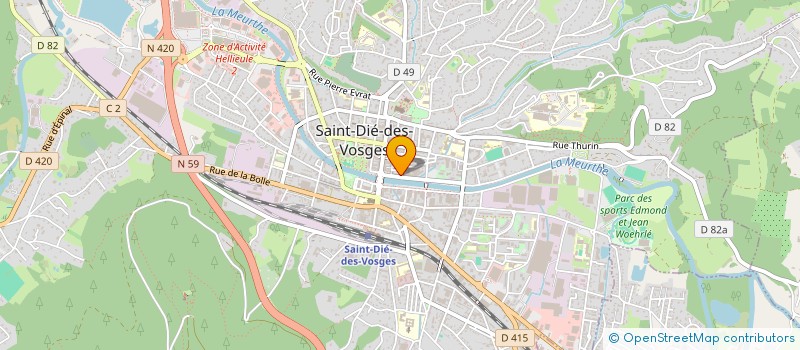 localisation de l'entreprise MONSIEUR SERGE SCHMITT à SAINT-DIE-DES-VOSGES