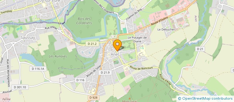 localisation de l'entreprise MONSIEUR SERGE SCHUMANN à ANET