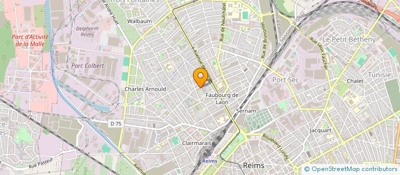 localisation de l'entreprise MONSIEUR SERGE SCURTI  REIMS