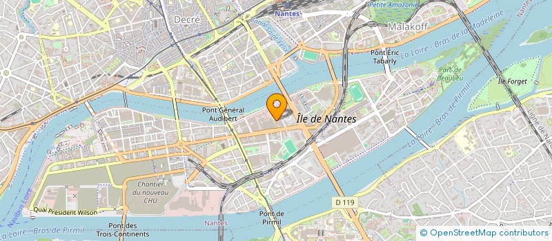 localisation de l'entreprise MONSIEUR SERGE SEBADJI à NANTES