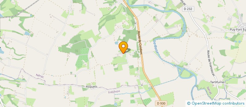 localisation de l'entreprise MONSIEUR SERGE SENAT  NERAC