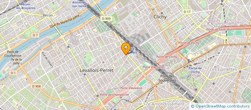 localisation de l'entreprise MONSIEUR SERGE SERGE à LEVALLOIS-PERRET