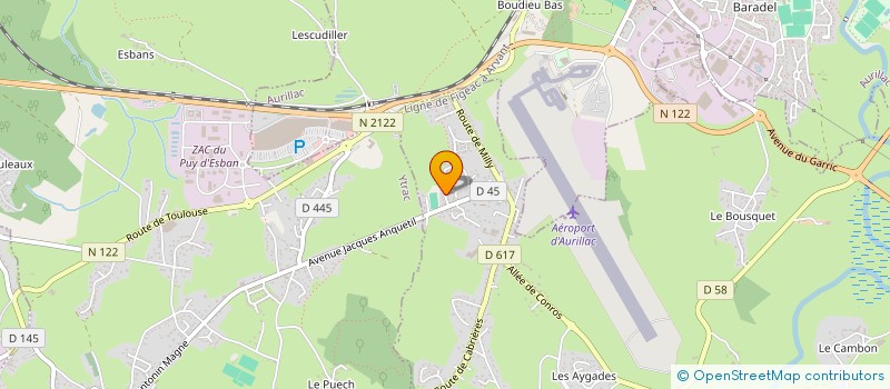localisation de l'entreprise MONSIEUR SERGE SERIEYS à ARPAJON-SUR-CERE