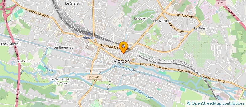 localisation de l'entreprise MONSIEUR SERGE SERMET  VIERZON