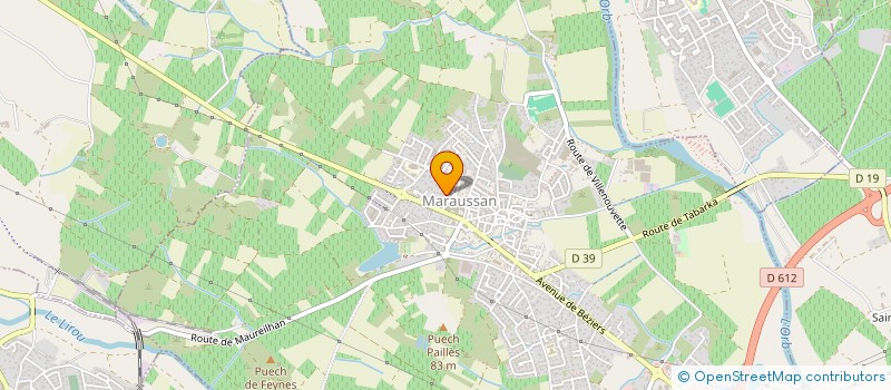 localisation de l'entreprise MONSIEUR SERGE SEVIN  MARAUSSAN