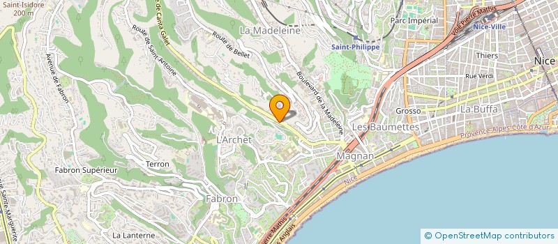 localisation de l'entreprise MONSIEUR SERGE SFERLAZZO à NICE
