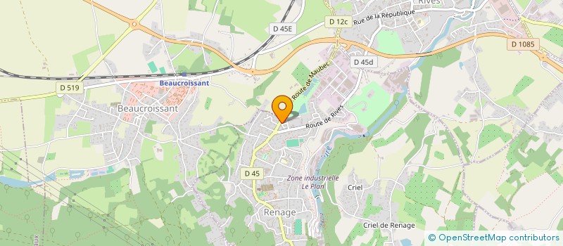 localisation de l'entreprise MONSIEUR SERGE SIBUT à RENAGE