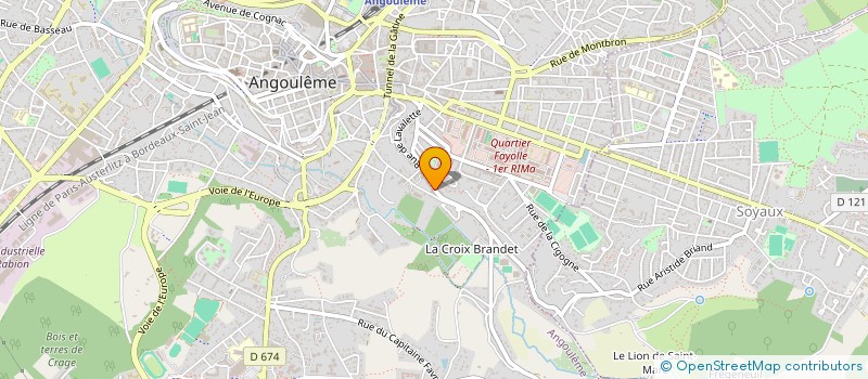 localisation de l'entreprise MONSIEUR SERGE SIEHOU à ANGOULEME