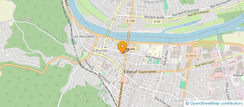 localisation de l'entreprise MONSIEUR SERGE SILVESTRI  ELBEUF